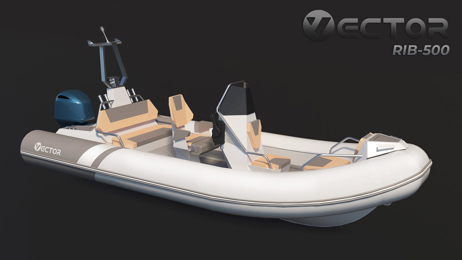 Надувная моторная лодка RIB 500